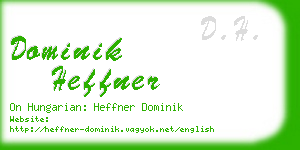 dominik heffner business card